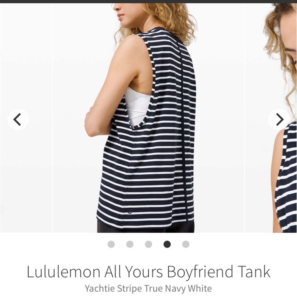 NWT Lululemon All Yours Boyfriend Tank